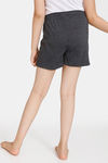 Rosaline Girls Knit Poly Shorts (Pack of 2) - Grey Black — thumbnail 4